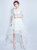 In Stock:Ship in 48 hours Hi Lo Tulle Appliques Wedding Dress