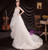 In Stock:Ship in 48 Hours White Hi Lo Tulle StraplessWedding Dress