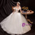 In Stock:Ship in 48 Hours White Tulle Sequins Beading Wedding Dress