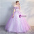 In Stock:Ship in 48 Hours Tulle Off the Shoulder Appliques Quinceanera Dress