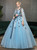 In Stock:Ship in 48 Hours Fashion Blue Tulle Quinceanera Dress