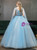 In Stock:Ship in 48 Hours Fashion Blue Tulle Quinceanera Dress
