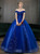 In Stock:Ship in 48 Hours Royal Blue Tulle Appliques Quinceanera Dress