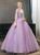 In Stock:Ship in 48 Hours Purple Appliques Quinceanera Dress