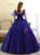 In Stock:Ship in 48 Hours Princess Tulle Appliques Quinceanera Dress