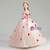 In Stock:Ship in 48 Hours Pink Colorful Appliques Flower Girl Dress