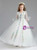 In Stock:Ship in 48 Hours White Tulle Short Sleeve Flower Girl Dress