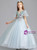 In Stock:Ship in 48 Hours Green Sequins Appliques Flower Girl Dress