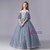 In Stock:Ship in 48 Hours Sequins Appliques Tulle Flower Girl Dress