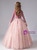 In Stock:Ship in 48 Hours Pink Tulle Velvet Flower Girl Dress