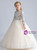 In Stock:Ship in 48 Hours Champagne Sequins Flower Girl Dress