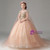 In Stock:Ship in 48 Hours High Neck Appliques Beading Flower Girl Dress