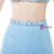 Light Blue Two Piece Beading Crystal Prom Dress