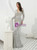 Silver Mermaid Sequins Long Sleeve Prom Dress