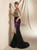 Black Mermaid Beading Prom Dress With Split