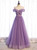 Tulle Off the Shoulder Beading Prom Dress