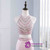 Pink Mermaid Two Piece Crystal Beading Prom Dress