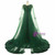 Elegant Green Tulle Lace Appliques Prom Dress