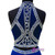 Royal Blue Two Piece Beading Crystal Prom Dress