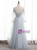 Tulle Sequins Long Sleeve Spaghetti Straps Prom Dress