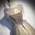 Gray Tulle Sequins Pleats Beading Prom Dress