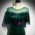 Green Mermaid Sequins Tiers Prom Dress