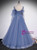 Tulle Square Long Sleeve Beading Prom Dress