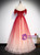 Tulle Off the Shoulder Pleats Beading Prom Derss