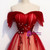 Tulle Off the Shoulder Pleats Beading Prom Derss