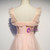 Pink Tulle Strapls Pleats Ankle Length Prom Dress