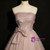 Pink Strapless Sequins Pleats Beading Prom Dress