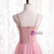 Cute Pink Tulle Spaghetti Straps Prom Dress