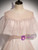 Pink Tulle Sequins Backless Beading Prom Dress