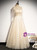 Tulle Sequins Straps Champagne Prom Dress