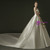 Fashion White Satin Strapless Wedding Dress With Train