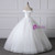 Ball Gown White Tulle Off the Shoulder Wedding Dress