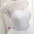 White Tulle Crystal Bow Tea Length Wedding Dress