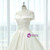 Fashion White Satin Off the Shoulder Pleats Wedding Dress