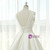 Dreamy Satin V-neck Pleats Wedding Dress