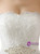 White Tulle Strapless Appliques Wedding Dress