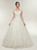 White Tulle Appliques Beading Sequins Cap Sleeve Wedding Dress