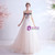In Stock:Ship in 48 Hours White Tulle 3D Appliques Prom Dress