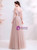 In Stock:Ship in 48 Hours Pink Long Sleeve Appliques Prom Dress