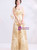 In Stock:Ship in 48 Hours Gold Sequins Scoop Prom Dress