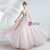 In Stock:Ship in 48 Hours V-neck Purple Appliques Prom Dress