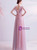 In Stock:Ship in 48 Hours Pink V-neck Appliques Prom Dress