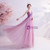 In Stock:Ship in 48 Hours Purple Tulle V-neck Prom Dress