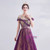 In Stock:Ship in 48 Hours Dark Purple Sequins Prom Dress