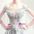 In Stock:Ship in 48 Hours Gray Lace Beading Sequins Prom Dress