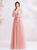In Stock:Ship in 48 Hours Pink Spaghetti Straps Prom Dress